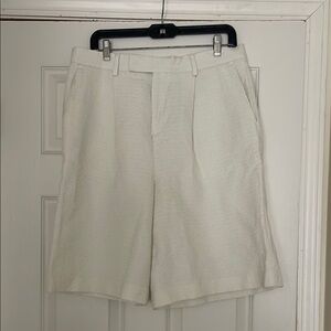 ASOS - Off- White Tailored Shorts - size W 34”